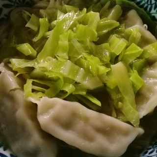 中華風☆餃子うどん